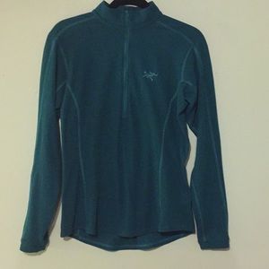 1/4 zip, long sleeve shirt